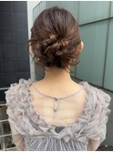 〈Tierra毛利仁美〉360°華やかシニヨンヘアアレンジ