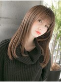 透明感のある髪で春っぽく☆