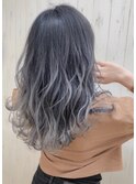 シルバーブルージュ☆グラデーションカラー