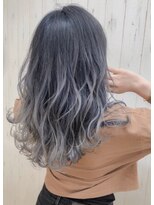 グランジュ 梅田店(GRANZE) シルバーブルージュ☆グラデーションカラー