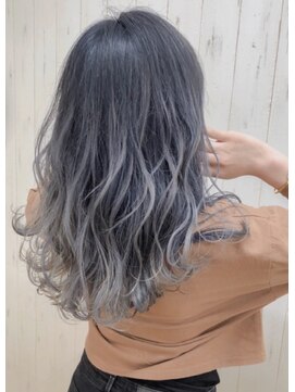 グランジュ 梅田店(GRANZE) シルバーブルージュ☆グラデーションカラー