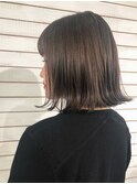 【渋谷エクステ・カラーBeee/安部 郁美】外ハネグレージュ
