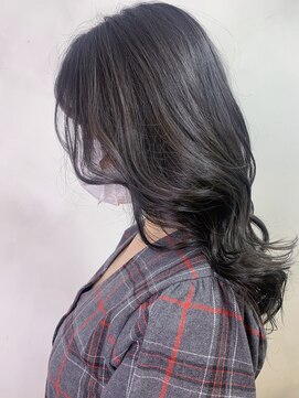 オースト ヘアー ステラ 新宿店(Aust hair Stella) ケアブリーチ☆褪色も楽しめるディープブルージュ　K