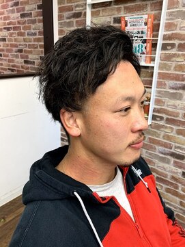 ストロー 小田原店(Straw) メンズアップスタイル◎刈り上げパーマ