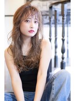 オースティン 流山おおたかの森(AUSTIN) 大人かわいい前髪セシルカットココアブラウンフリンジウェーブ
