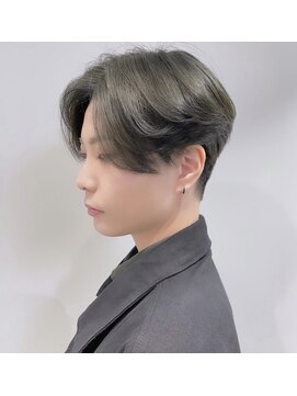 モアナ バイ ヘッドライト 駒沢大学店(Moana by HEADLIGHT) Moana【駒沢】#韓国ヘア#ピスタチオカラー#センターパート