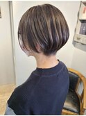 大人可愛いショートボブ