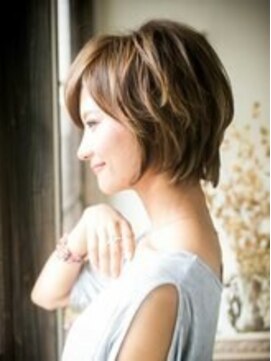 ノルエ アオヤマ(NOLUE AOYAMA) 横からのシルエットも大人かわいい小顔ショートボブ【表参道】