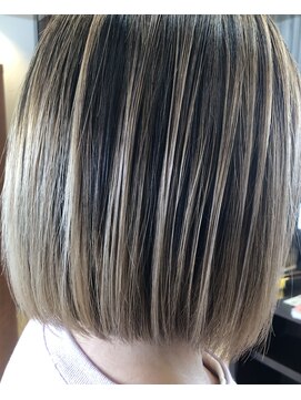 ランダ(LANDA.) バレイヤージュ×ボブ