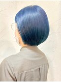 【Reir下北沢】*フレンチボブ+ネイビーブルー*