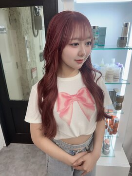 リア(riah) 【大人可愛い】ピンクカラーで【イメチェン】