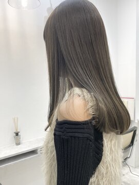 ミモザ(Mimosa) 《Mimosa》ブリーチなし/オリーブグレージュ/くすみカラー