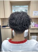 【メンズパーマ】ツイスパ入り波巻きパーマ