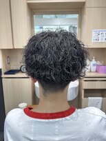 リバティシェアバーバー 銀座(LIBERTY SHARE BARBER)&nbsp;【メンズパーマ】ツイスパ入り波巻きパーマ