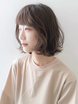 アルトリスト(Altruist Aging×HAIR&SPA) ★ダークアッシュ大人ガーリーボブ着物ミディアムレイヤーカット