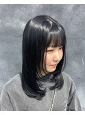 顔周りレイヤーカット
