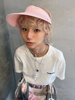 ペレ 梅田(PELE) 前髪/アンブレラカラー/こなれミディ/イメチェン/ウェーブパーマ