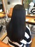 【人気No.2！艶髪♪】似合わせカット＋シルク縮毛矯正＋マイクロバブルマーブ
