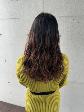 アチーブ ヘア デザイン(achieve hair design) パーマ美髪大人可愛いナチュラルブラウンクリクリパーマ