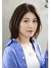 リタッチ染め（白髪染め）炭酸浴シャンプー＋ブロー込 【6600】