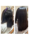 髪質改善ストレート