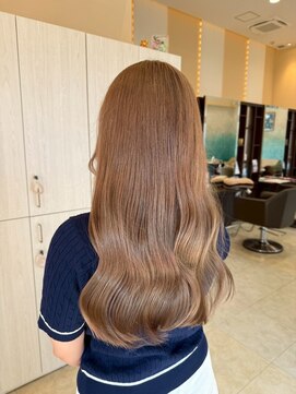 ビーグレイス 美濃加茂店(be Grace) アッシュベージュ×艶々韓国風ロングヘア