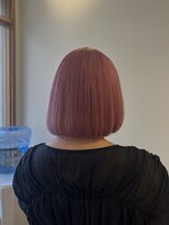 ハチマルハチ ナル 登戸店(808 nalu)&nbsp;くすみピンクのツヤボブ