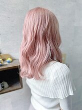 ミー 新宿(MII)&nbsp;ホワイトピンク/ダブルカラー/髪質改善/縮毛矯正/新宿/MII/ミイ