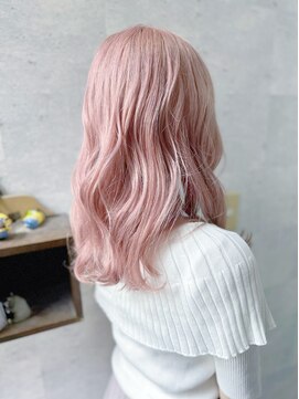 ミー 新宿(MII) ホワイトピンク/ダブルカラー/髪質改善/縮毛矯正/新宿/MII/ミイ