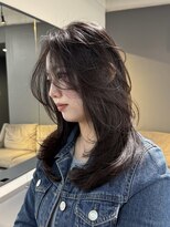 ジアン テラス(GIEN TERRASSE) ワンカールレイヤーシャギーレイヤー顔周りレイヤー