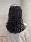 大人ガーリー/ダークアッシュ/似合わせカット/鶴ヶ峰SK42