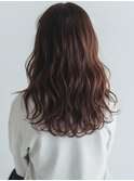 ゆる巻きパーマ/20代30代40代◎ロング/前髪あり/暗髪高崎