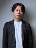 ラヴィ 横浜店 別邸(LAVIE)&nbsp;30代ナチュラルセンターパートパーマ