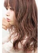 アート(a-to)&nbsp;春の3Dカラーハイライト ピンク×ベージュ♪