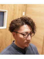 平田 理髪店 ツーブロックツイストスパイラル“バックグラ”