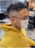 スキンフェード短髪刈り上げショートツーブロック