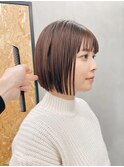 [Blanc梅田/福多]ストレートボブヘア