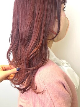 ギグス 栄店(gigs) 韓国スタイル☆ピンクブラウン×レイヤーカット