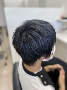 バンビ 大矢野店( Bambi) ショート【メッシュ＆ブルー】