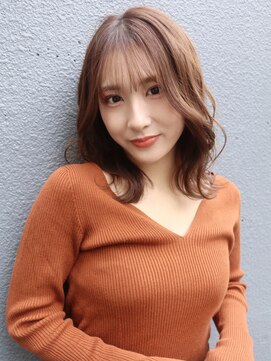 ブゾン(buZon) 【buZonブゾン】大人くびれミディアム×ベージュ系カラー