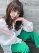 トゥーリ 薬院店(tuuli)&nbsp;大人女性◆艶レイヤー前髪ピンクベージュ 髪質改善 縮毛矯正