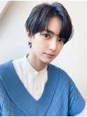 韓国マッシュ/サイドグラデーション/かき上げ/小顔