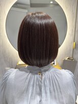 アンサー(answer)&nbsp;ボブ×透明感のある明るい白髪染め