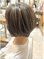ヘアサロン カラーラ 亀有店(Color-ra)&nbsp;前下がりボブ