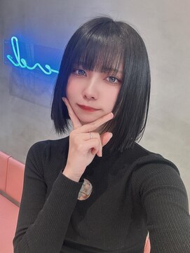 ロンドポレール 北千住(Lond polaire) 【伊勢】タッセルボブ×ブルーブラック