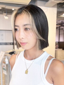 アイティーバイアルバム 北千住店(IT by ALBUM) フレンチカジュアルカーキベージュレイヤーロング_ba484941