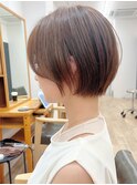 【Say.岩井】丸みショート×ベージュブラウン×大人ショート