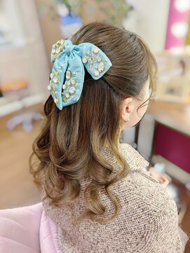 スパークル(SPARKLE-) ハーフアップ