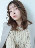【tetote江坂】ウェーブミディアム×イメチェンスタイル