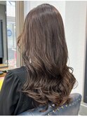 ゆるふわ巻き×ラベンダーベージュ